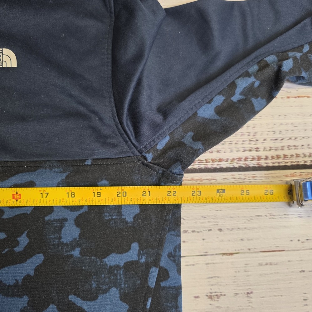 North Face Ventrix Cinder Jacket 1/4 Zip Mens Large Blue Camo Pullover‎ Fleece - Picture 7 of 10